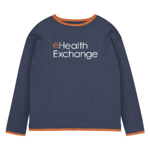 Blue Knitted Logo Sweater - Women’s